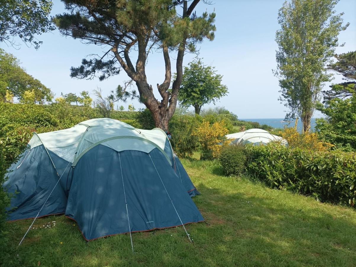 Tente 3 Chambres, Petit Camping Familial Vue Mer Плестен-ле-Грев Екстер'єр фото